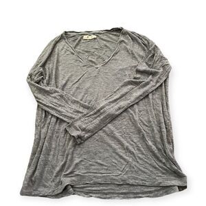 Madewell Long Sleeve Tee XS Gray Tshirt